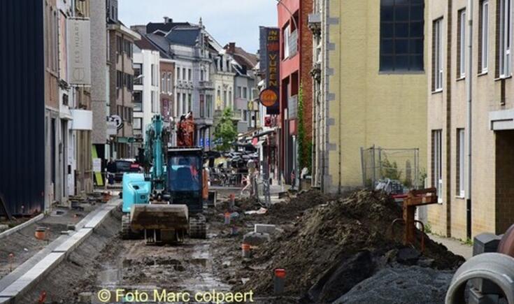 De werken zijn bijna klaar.- Foto marc colpaert